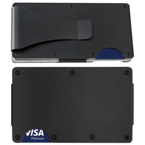 D7 Black RFID Blocking Wallet Clip 1
