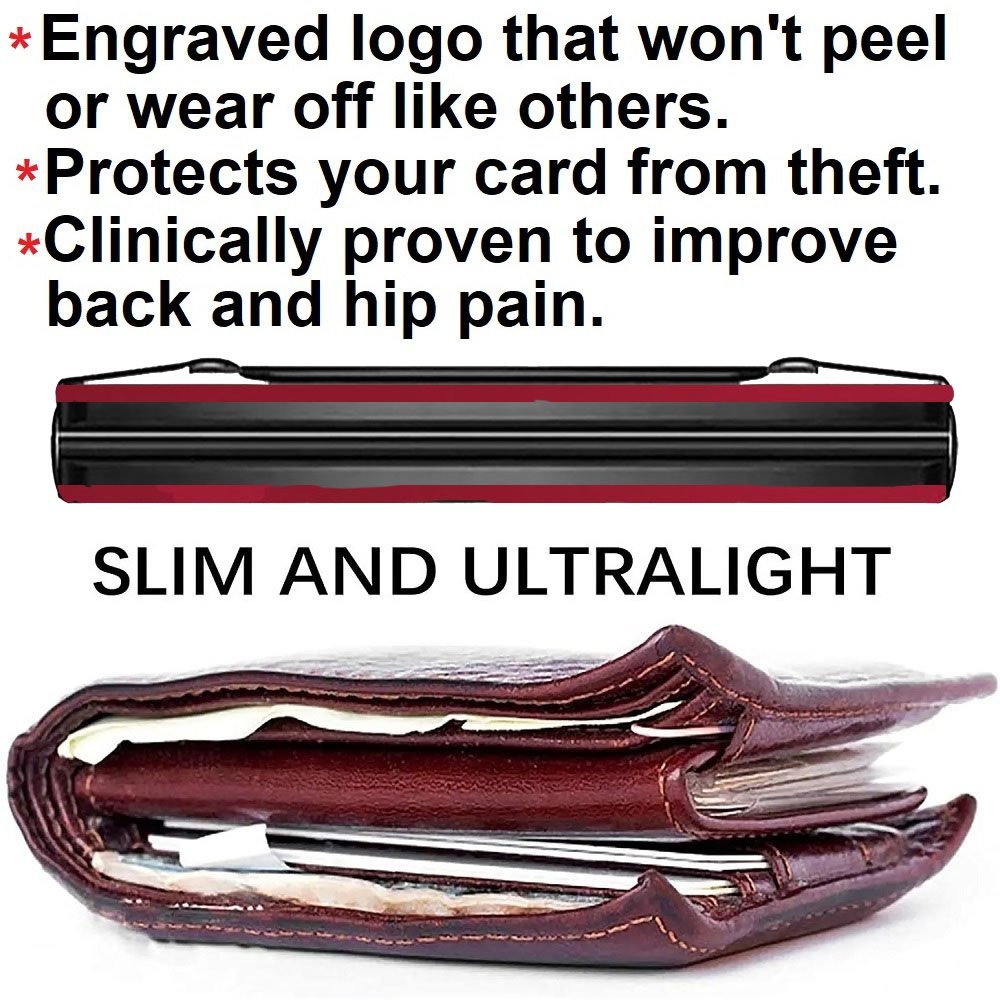 D7 Red RFID Blocking Wallet Strap 2